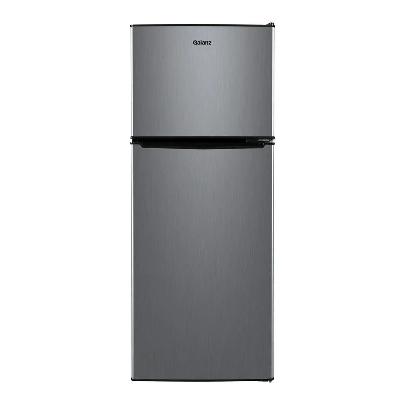 4.6. Cu ft Two Door Mini Refrigerator with Freezer, Stainless Steel