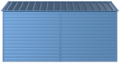Arrow Select Steel Storage Shed, 10x14, Blue Grey