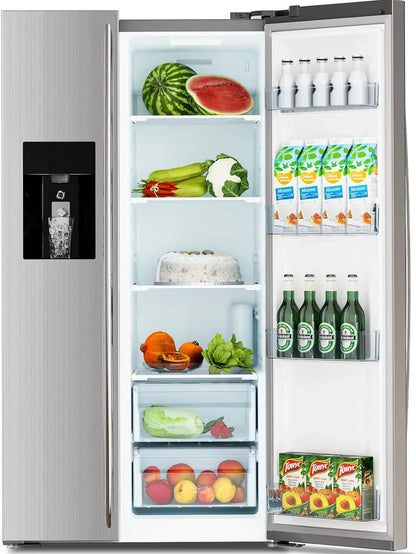 36" Side By Side 20.01 Cu. ft. Built-in Refrigerator with Freezer & Ice Maker Included