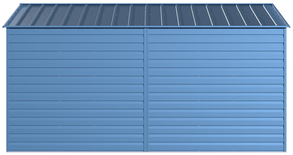Arrow Select Steel Storage Shed, 10x14, Blue Grey