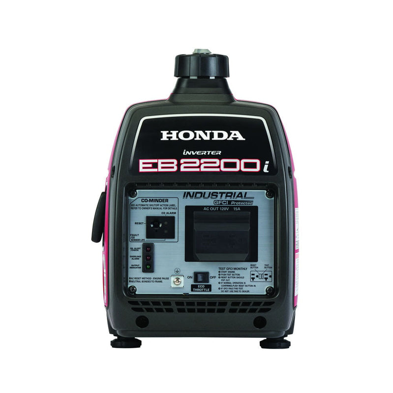 Industrial Generator Gas 121cc 2200W with CO Minder EB2200ITAN from Honda